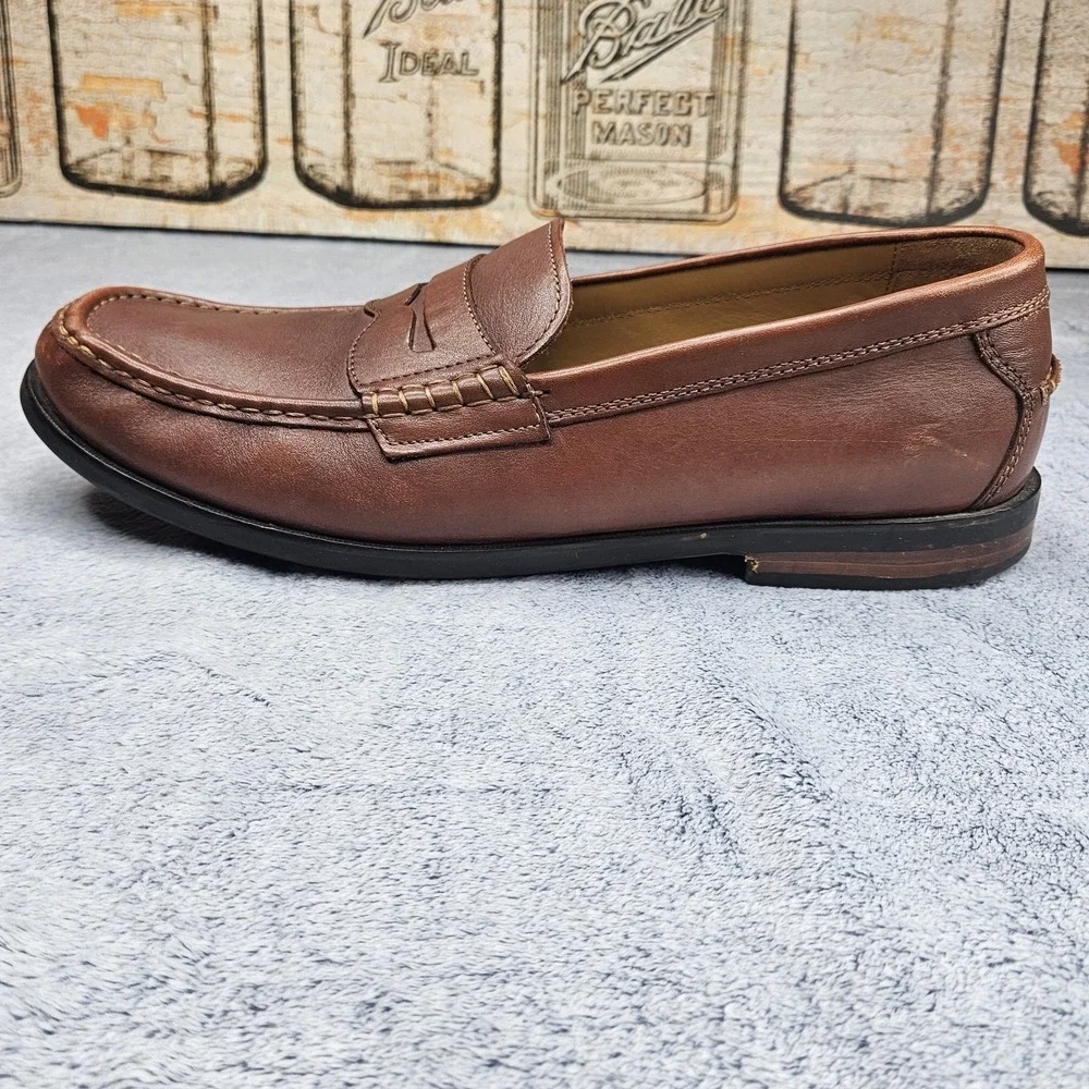 Cole Haan Pinch Grand OS Penny Loafers Mens 11 Hand Sewn Slip On Shoes Leather